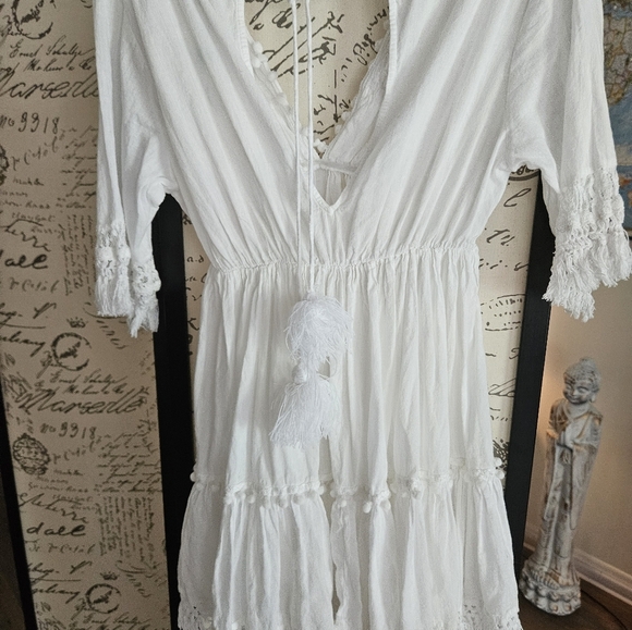 White Lace Trim Italian Made - Picture 5 of 9